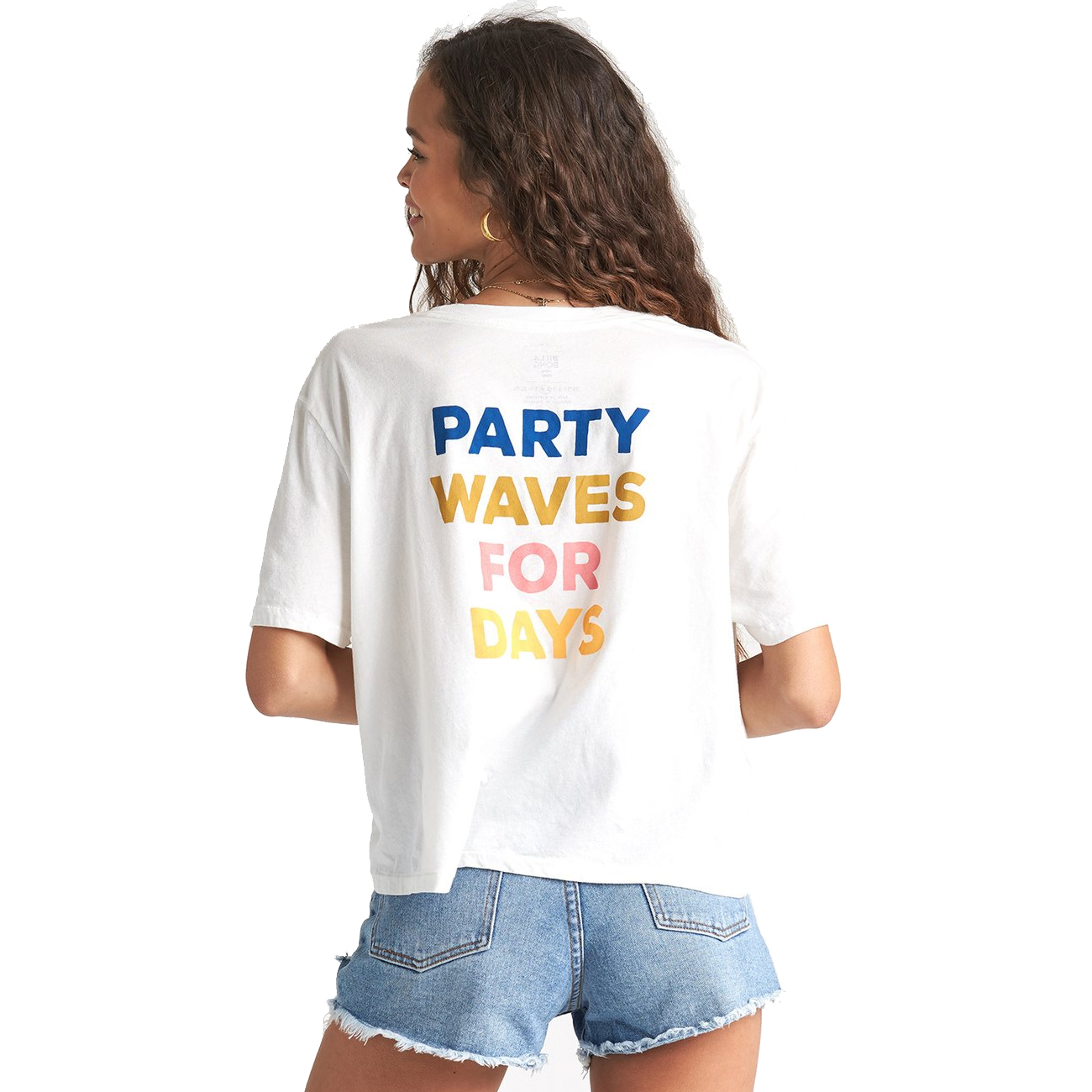 Party wave. Принты на футболке Billabong.