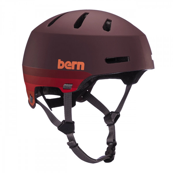 Bern Macon 2.0 H2O Watersports Helmet Matte Retro Maroon